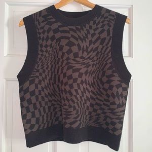 Checkered vest